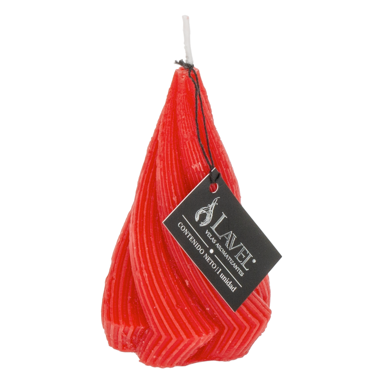 Vela Decorativa Árbol Suspiro Rojo LAVEL 10 X 5 Cm - Imagen 2