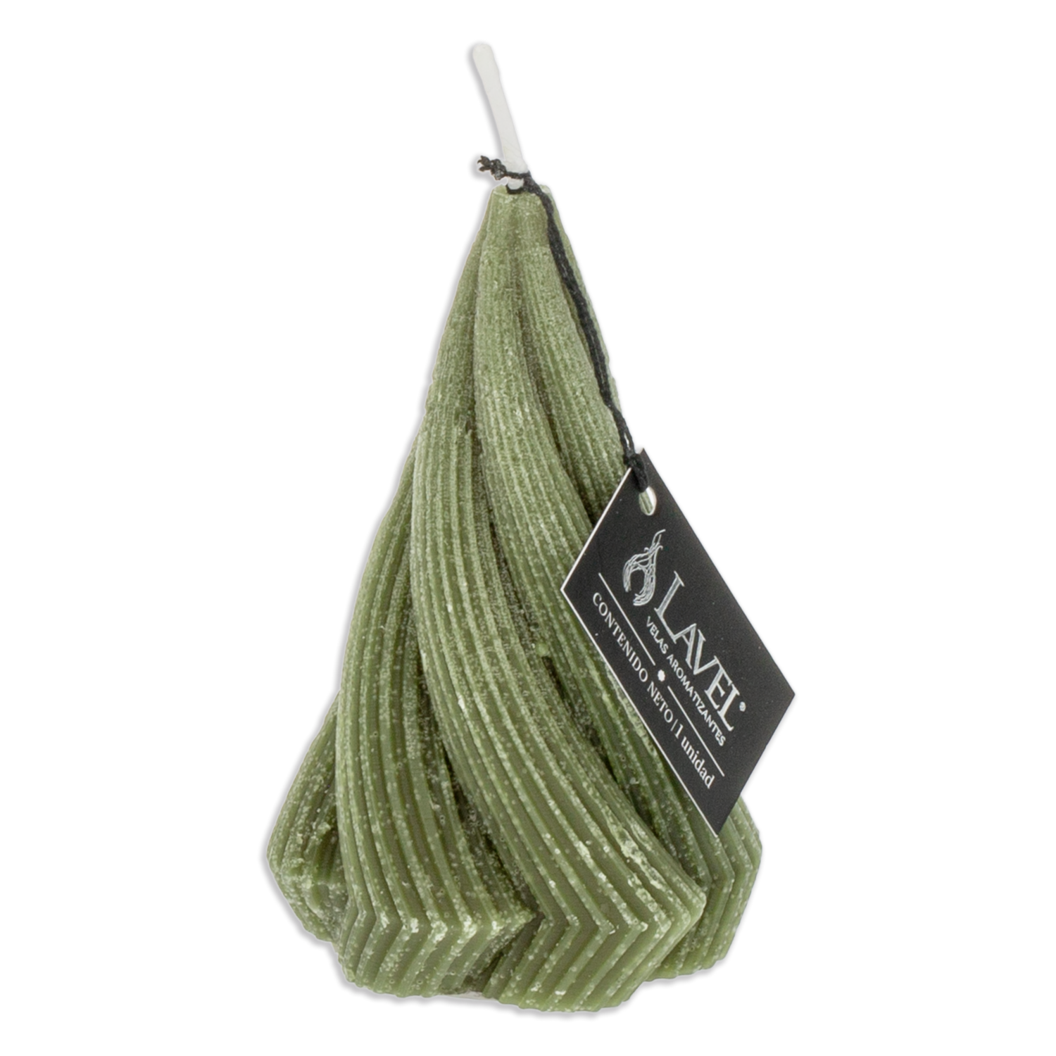 Vela Decorativa Árbol Suspiro Verde LAVEL 10 X 5 Cm - Imagen 2