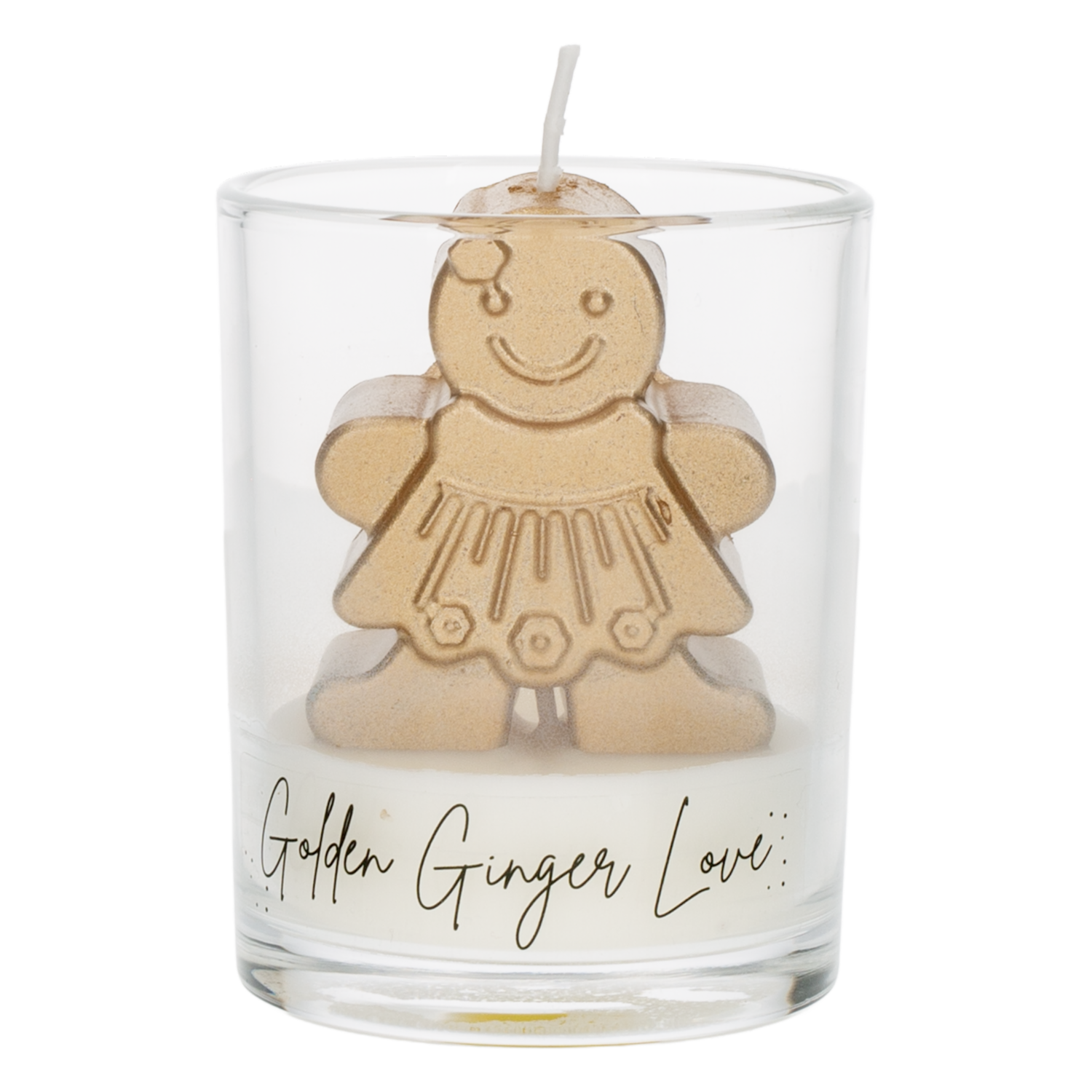 Vela Navideña En Vaso Galleta De Jengibre LAVEL 9.5X7.5 Cm - Imagen 2