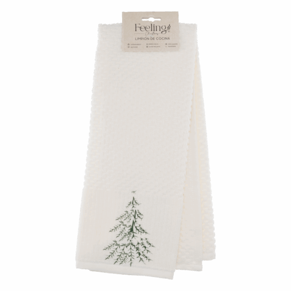Toalla  De Cocina Navideña Jet Stream Árbol RENATTA 70X40 Cm - Imagen 2