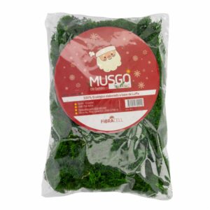 Musgo Decorativo Verde Navideño FIBRACELL 80 G
