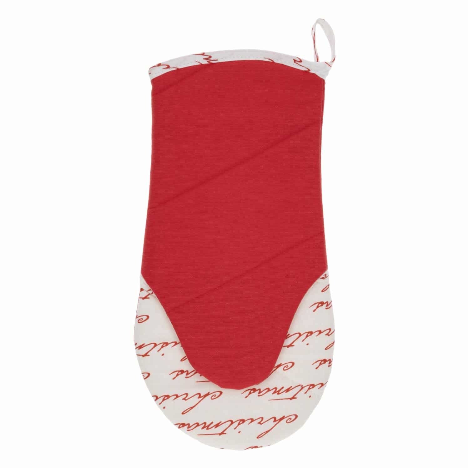 Guante Cocina Rojo Christmas HECHO AQUÍ 33 X 16 Cm - Imagen 3