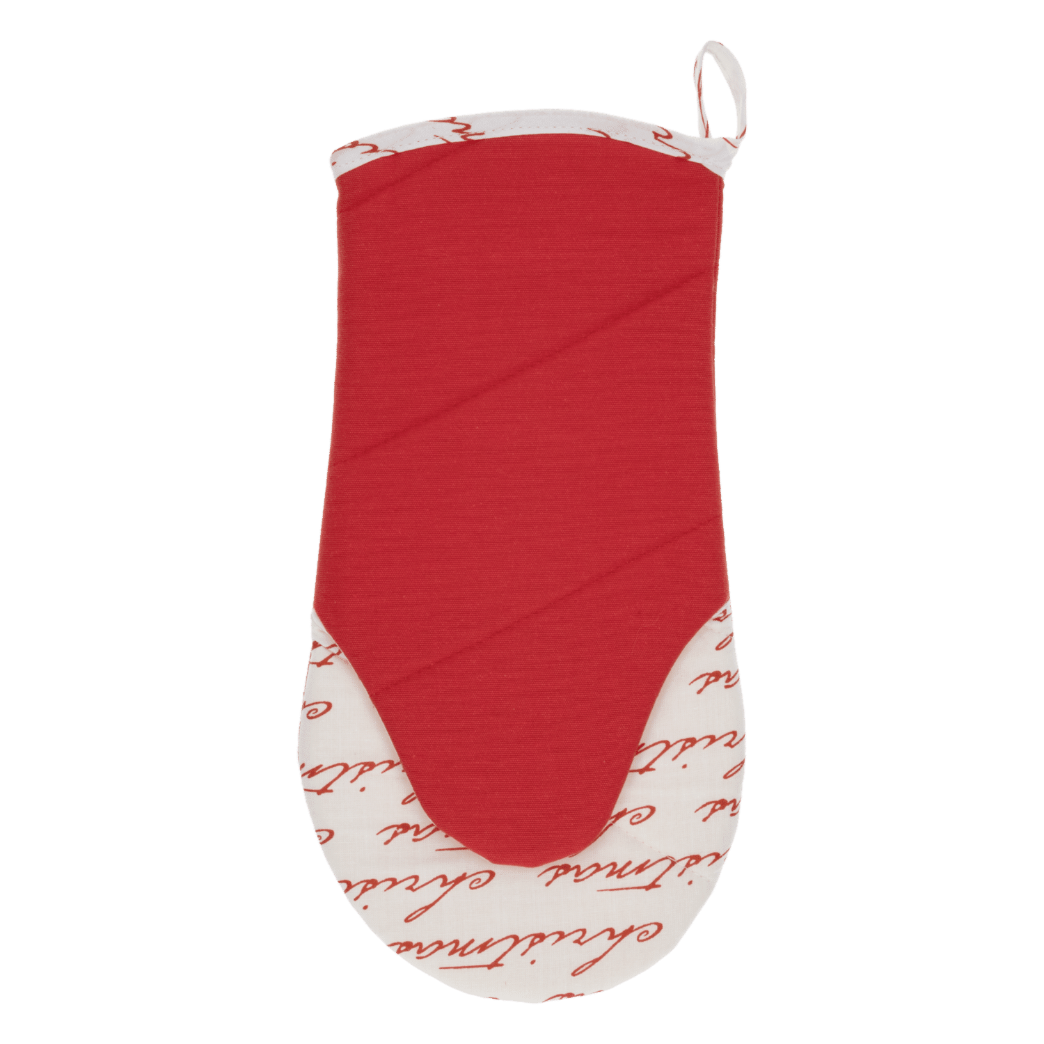 Guante Cocina Rojo Christmas HECHO AQUÍ 33 X 16 Cm - Imagen 4
