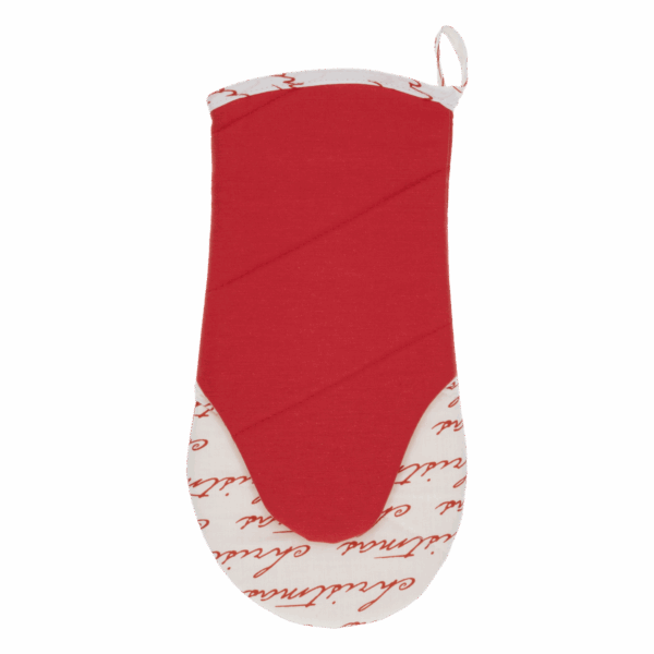 Guante Cocina Rojo Christmas HECHO AQUÍ 33 X 16 Cm - Imagen 4