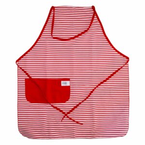 Delantal Navidad Líneas Rojo CAESAR'S FACTORY 75 X 60 Cm