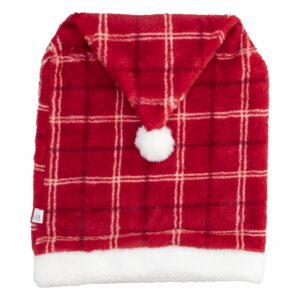 Forro Para Silla Diseño Cuadros Rojos Y Blancos CAESAR'S FACTORY GRANDE