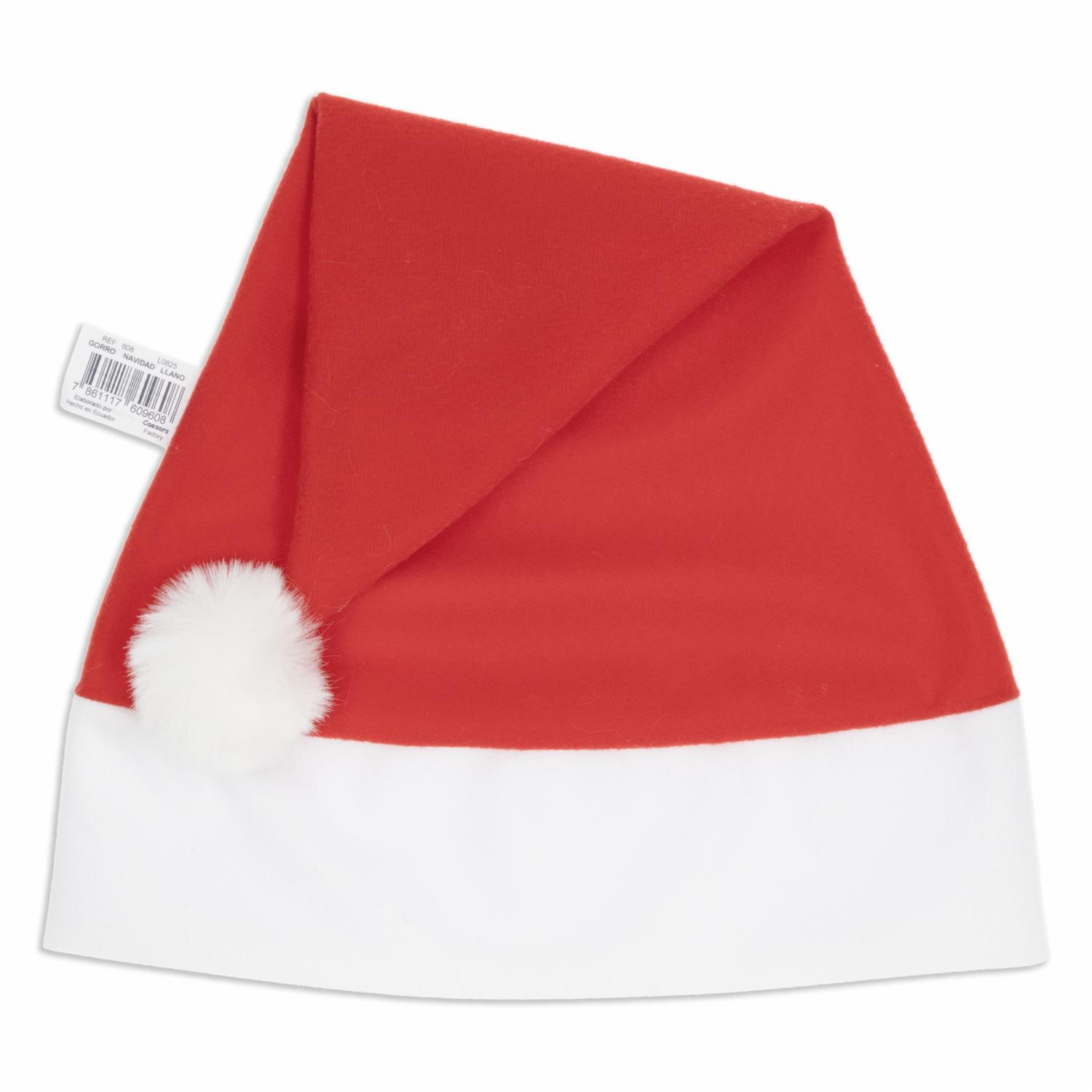 Gorro Navideño Santa Económico CAESAR'S FACTORY Grande - Imagen 3