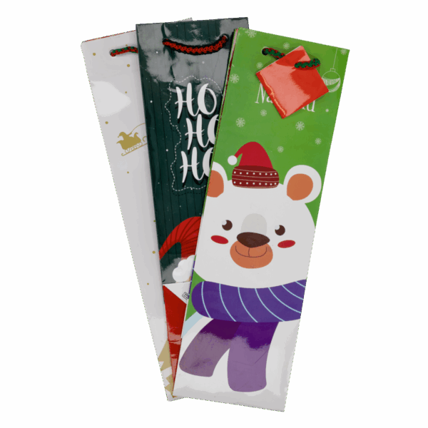 Funda Para Botella Ch Navidad PAPELART X 3 Uds - Imagen 4
