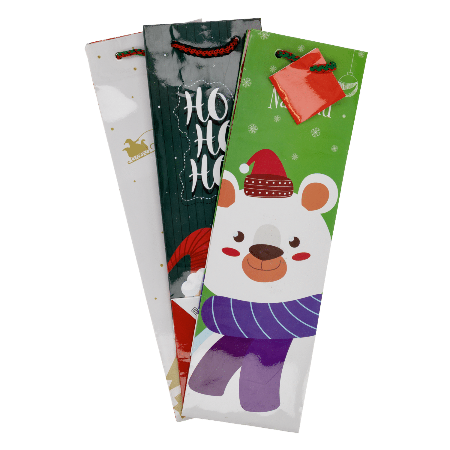 Funda Para Botella Ch Navidad PAPELART X 3 Uds - Imagen 2