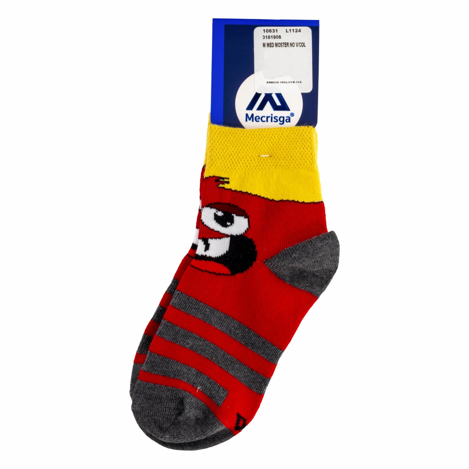 Medias Niño Monster Varios Colore MECRISGA Talla 6-8 - Imagen 2