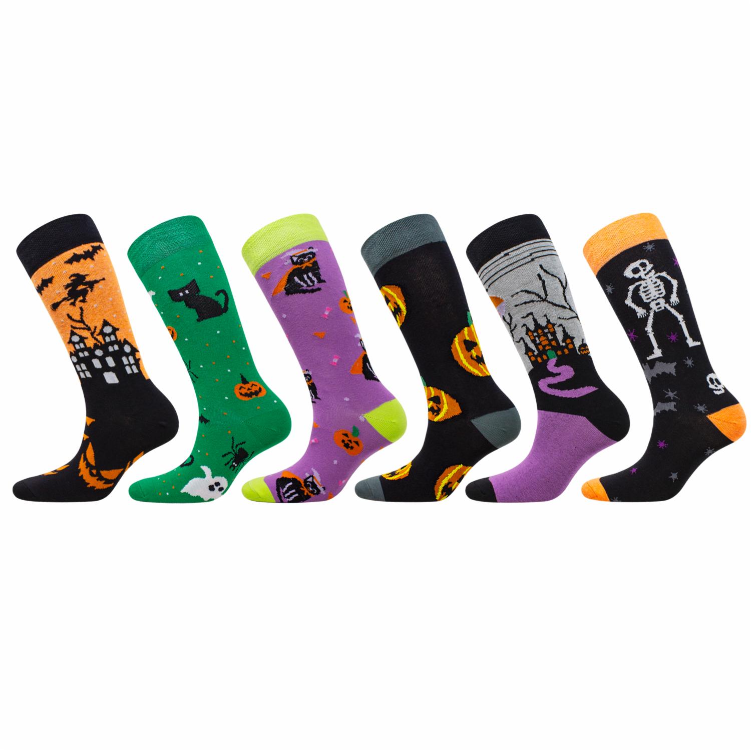 Medias Alta Halloween Unisex MECRISGA Talla 10-12 - Imagen 3