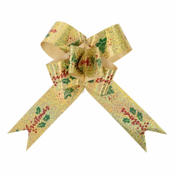 Lazo Mágico Para Regalos Merry Christmas SPLENDOR 42 Cm X 32 Mm - Imagen 3