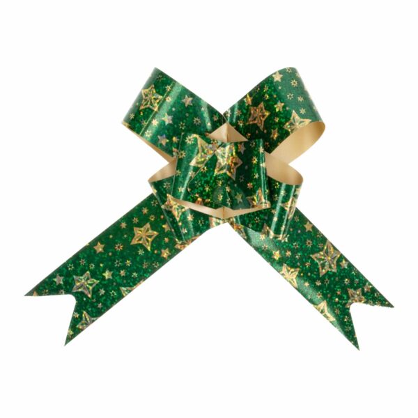Lazo Mágico Para Regalos Polar Verde SPLENDOR 42 Cm X 32 Mm - Imagen 3