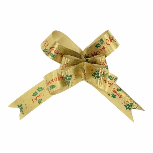 Lazo Mágico Para Regalos Merry Christmas SPLENDOR 42 Cm X 19 Mm - Imagen 3