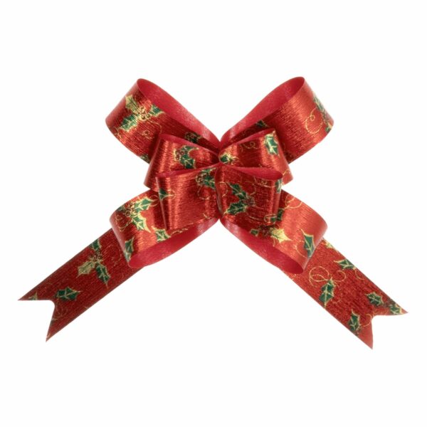 Lazo Mágico Para Regalos Cherries Rojo SPLENDOR 42 Cm X 19 Mm - Imagen 3