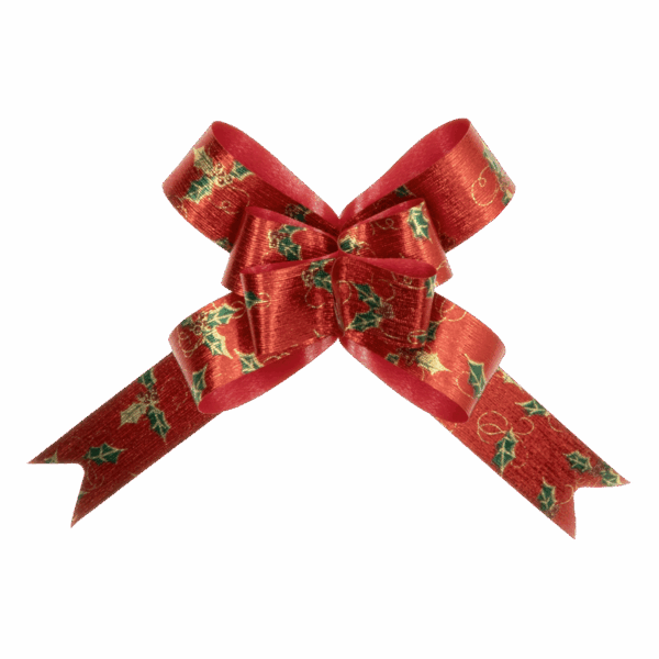 Lazo Mágico Para Regalos Cherries Rojo SPLENDOR 42 Cm X 19 Mm - Imagen 4