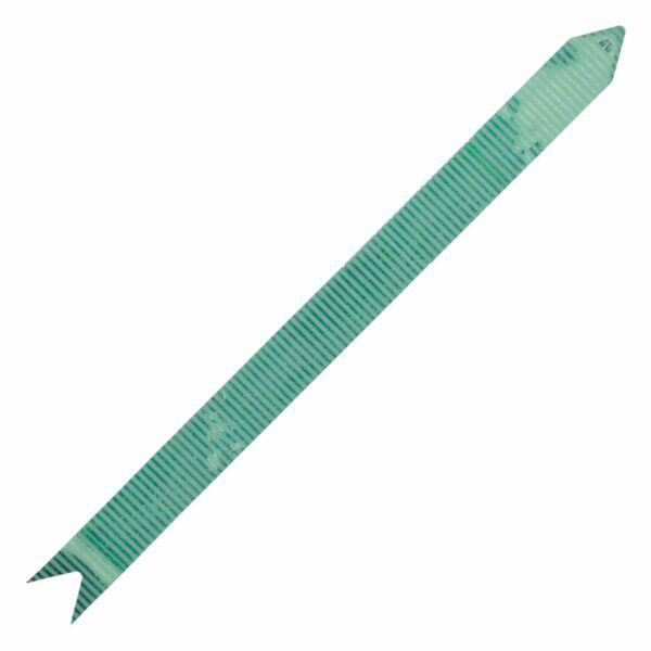 Lazo Mágico Para Regalos Verde Impreso Paralelos Negro SPLENDOR 42 Cm X 19 Mm