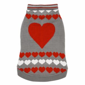Suéter Para Perro Diseño Corazones MY STYLE Talla Mediano
