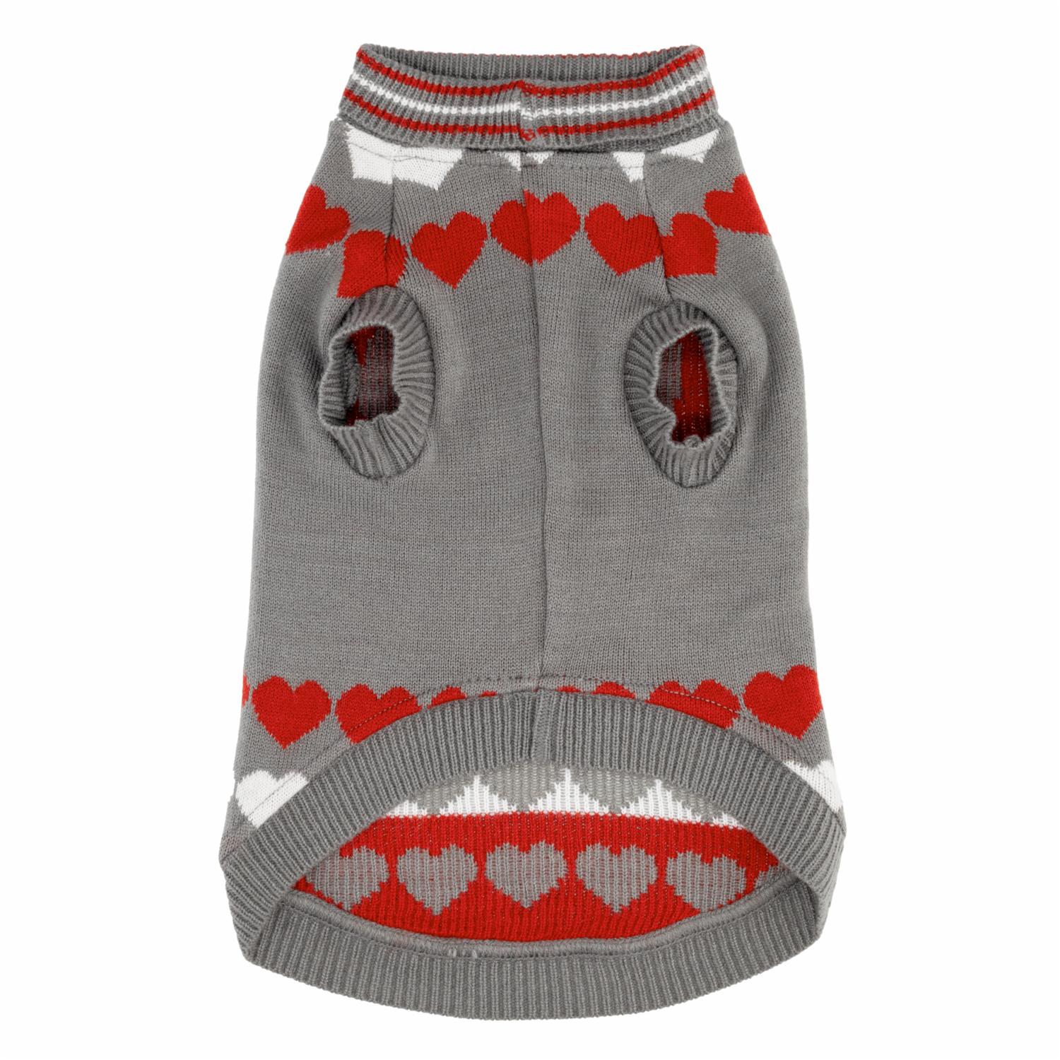 Suéter Para Perro Diseño Corazones MY STYLE Talla Mediano - Imagen 2