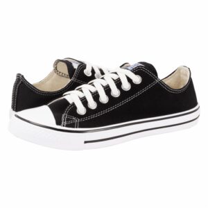 Zapato De Lona Ares Tobillo Medio Negro Y Blanco VENUS