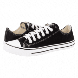 Zapato De Lona Ares Tobillo Medio Negro Y Blanco VENUS