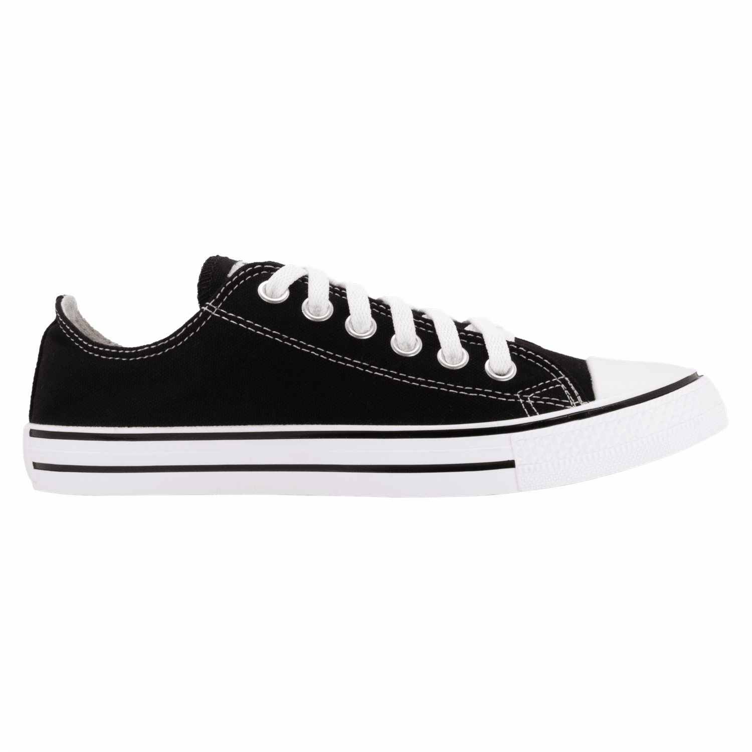 Zapato De Lona Ares Tobillo Medio Negro Y Blanco VENUS - Imagen 3