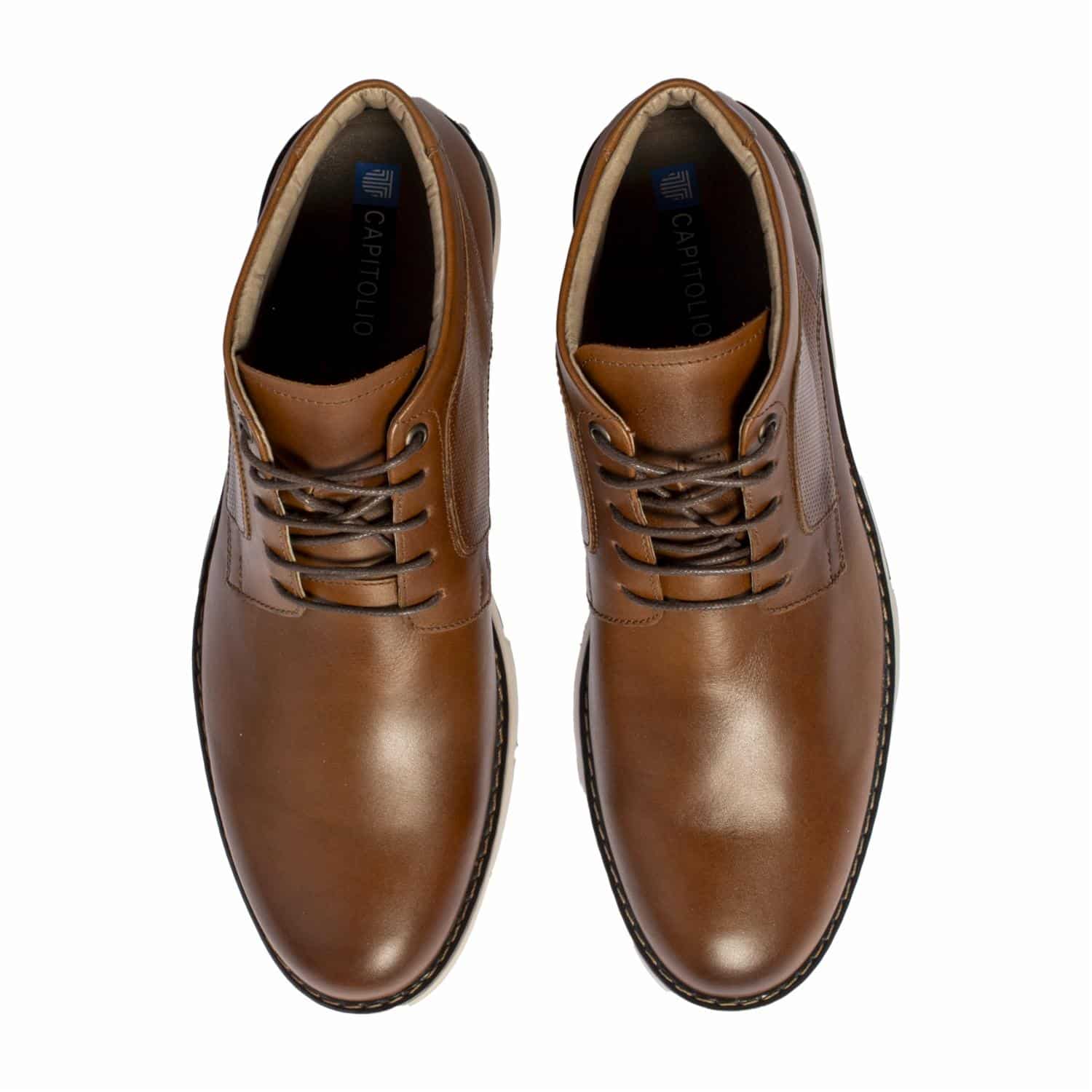 Botín Casual Con Cordón CAPITOLIO Cuero Y Sintetico - Imagen 2