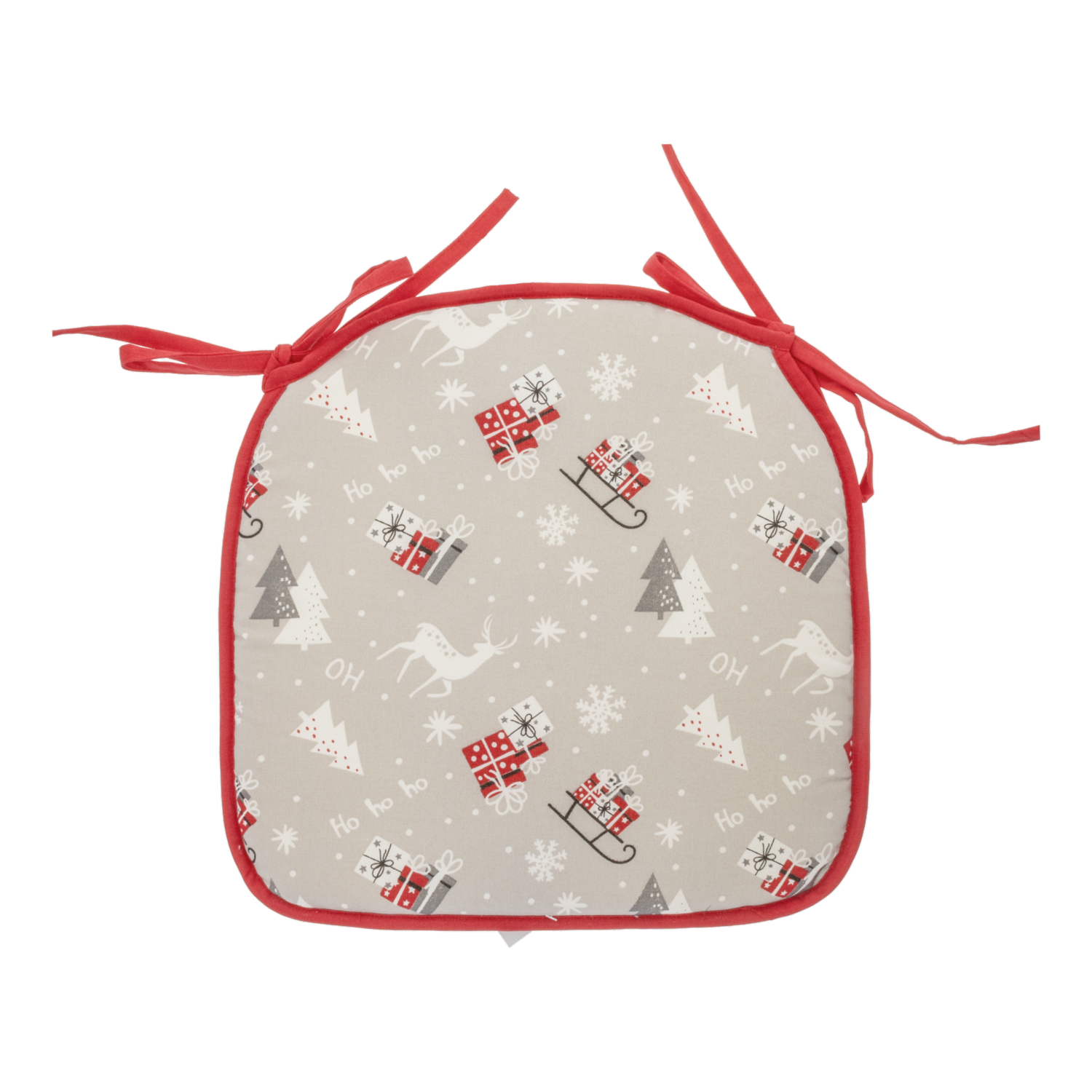 Cojín Navideño De Silla Diseño Gifdad CASA LINDA 42X42 Cm - Imagen 2