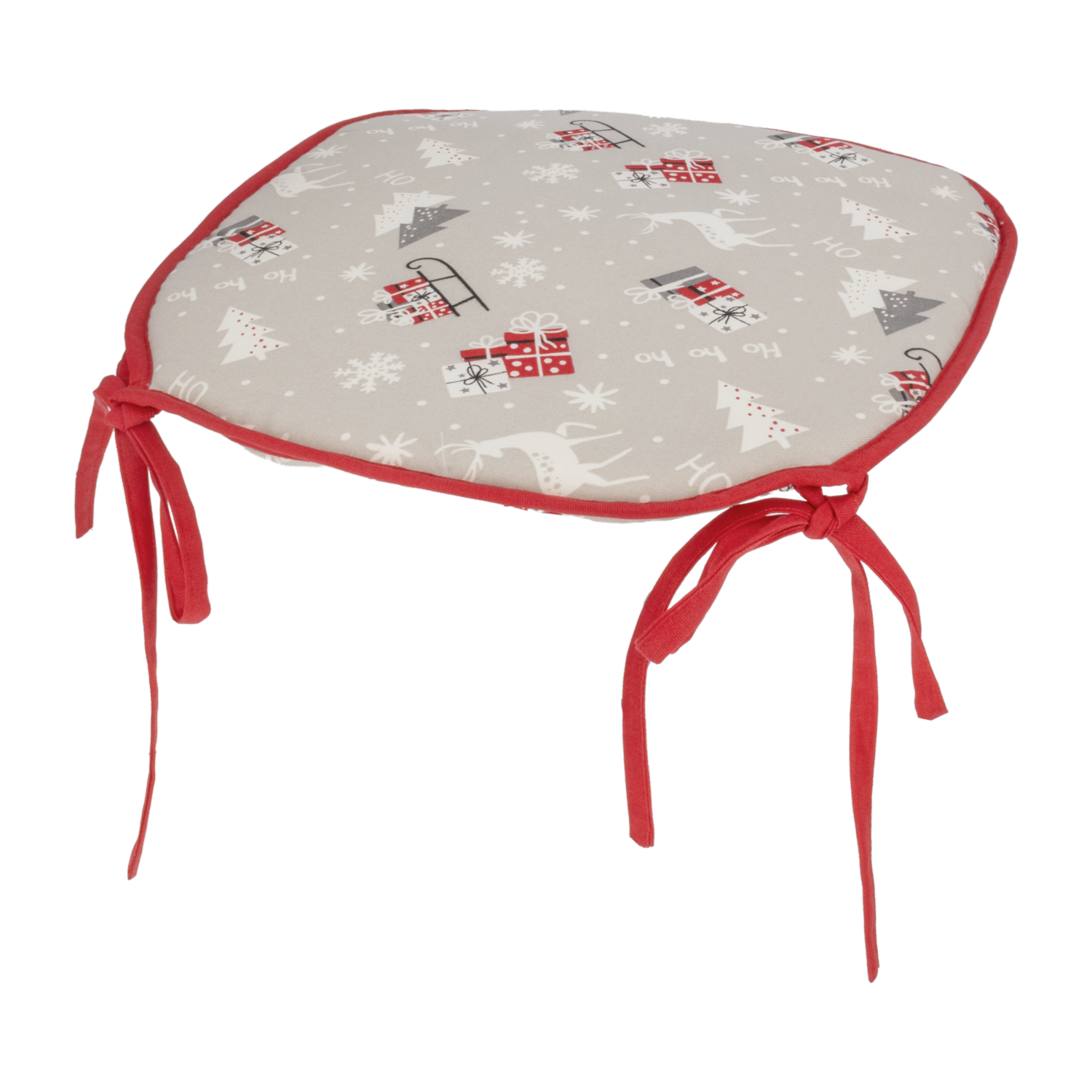 Cojín Navideño De Silla Diseño Gifdad CASA LINDA 42X42 Cm - Imagen 4