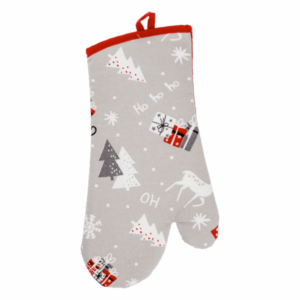 Guante De Cocina Navideño Gifdad CASA LINDA 33X17 CM - Imagen 2