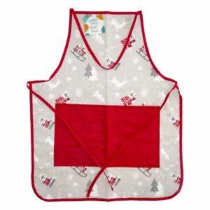 Delantal Navideño Diseño Gif Dad CASA LINDA 68X55 Cm