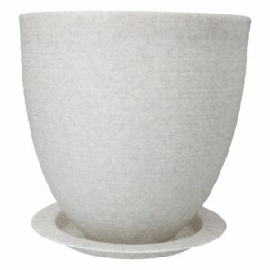 Macetero Deco Stone Jaspe Bajo Gris CASA PICA 27 Litros