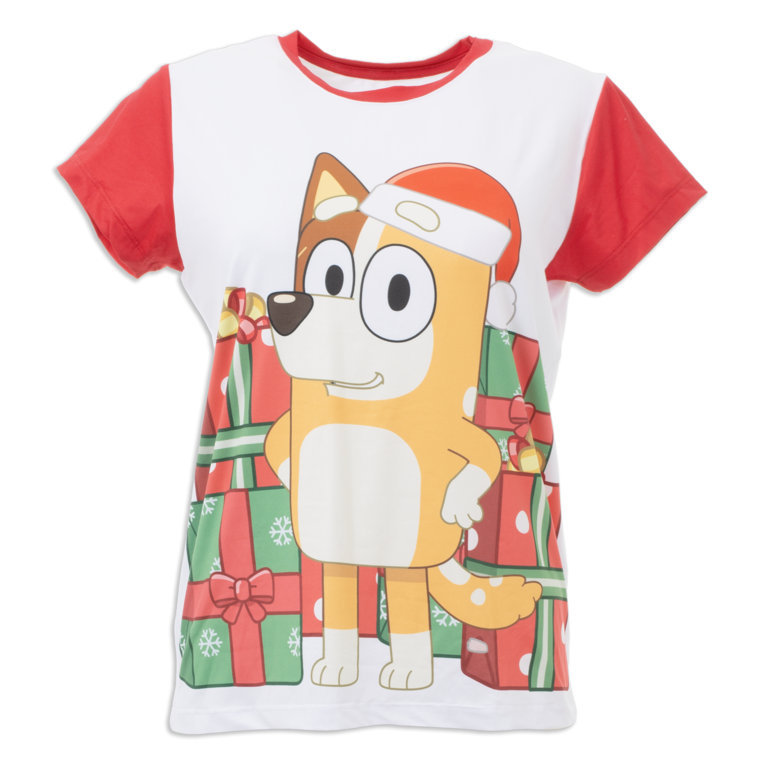 Pijama Navidad 2 Piezas Camiseta Manga Corta Estampada Bluy Y Pantalón BLUEY - Imagen 4