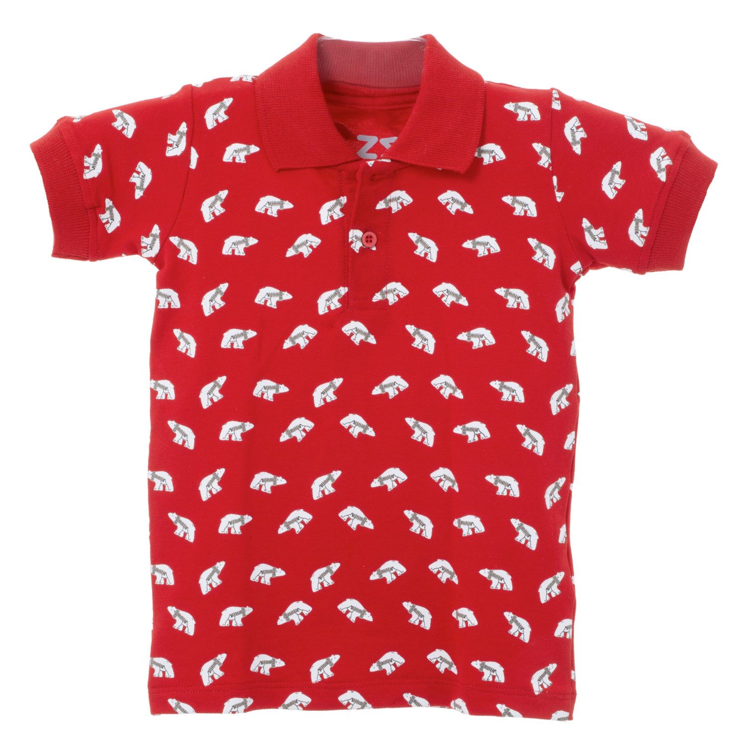 Camiseta Navidad Tipo Polo Estampados Miniprints Mangas Cortas MGX KIDS - Imagen 2