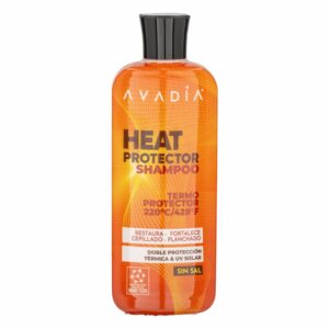 Shampoo Para Cabello Profesional Heat Protector Sin Sal AVADÍA 400 Ml
