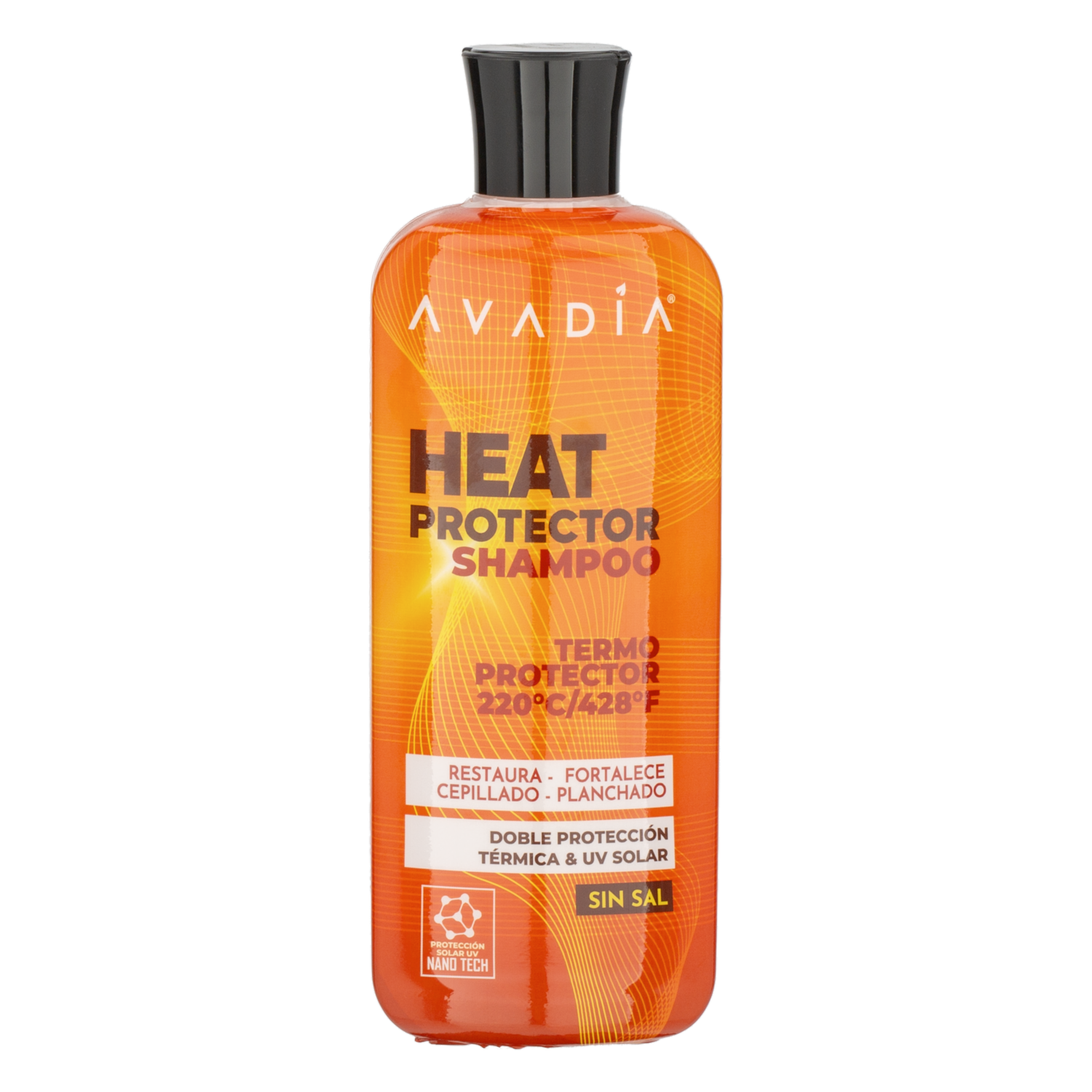 Shampoo Para Cabello Profesional Heat Protector Sin Sal AVADÍA 400 Ml - Imagen 2
