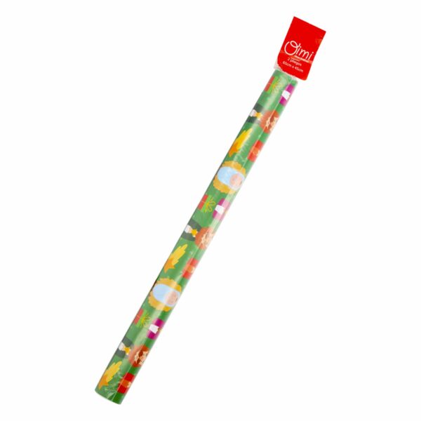 Papel Para Regalo Navideño Diseño Reyes Magos 65 X 45 Cm OIMI 2 Pliegos