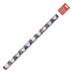 Papel De Regalo Navideño Penguin Party OIMI 50 X 70 Cm X 2 Uds
