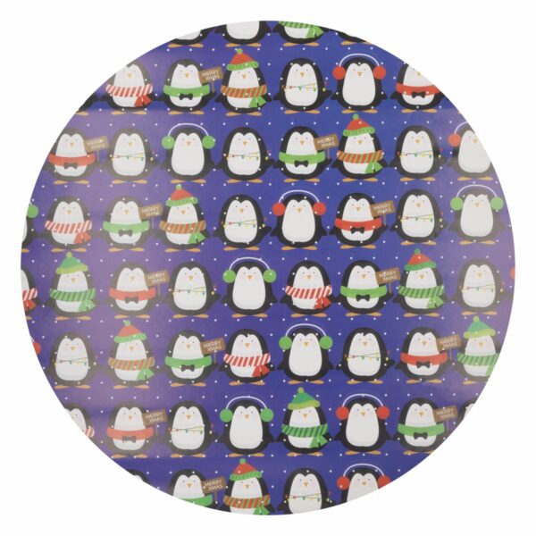 Papel De Regalo Navideño Penguin Party OIMI 50 X 70 Cm X 2 Uds - Imagen 3