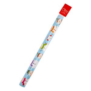 Papel Para Regalo Navideño Diseño Muñecos De Nieve 50 X 70 Cm OIMI 2 Pliegos