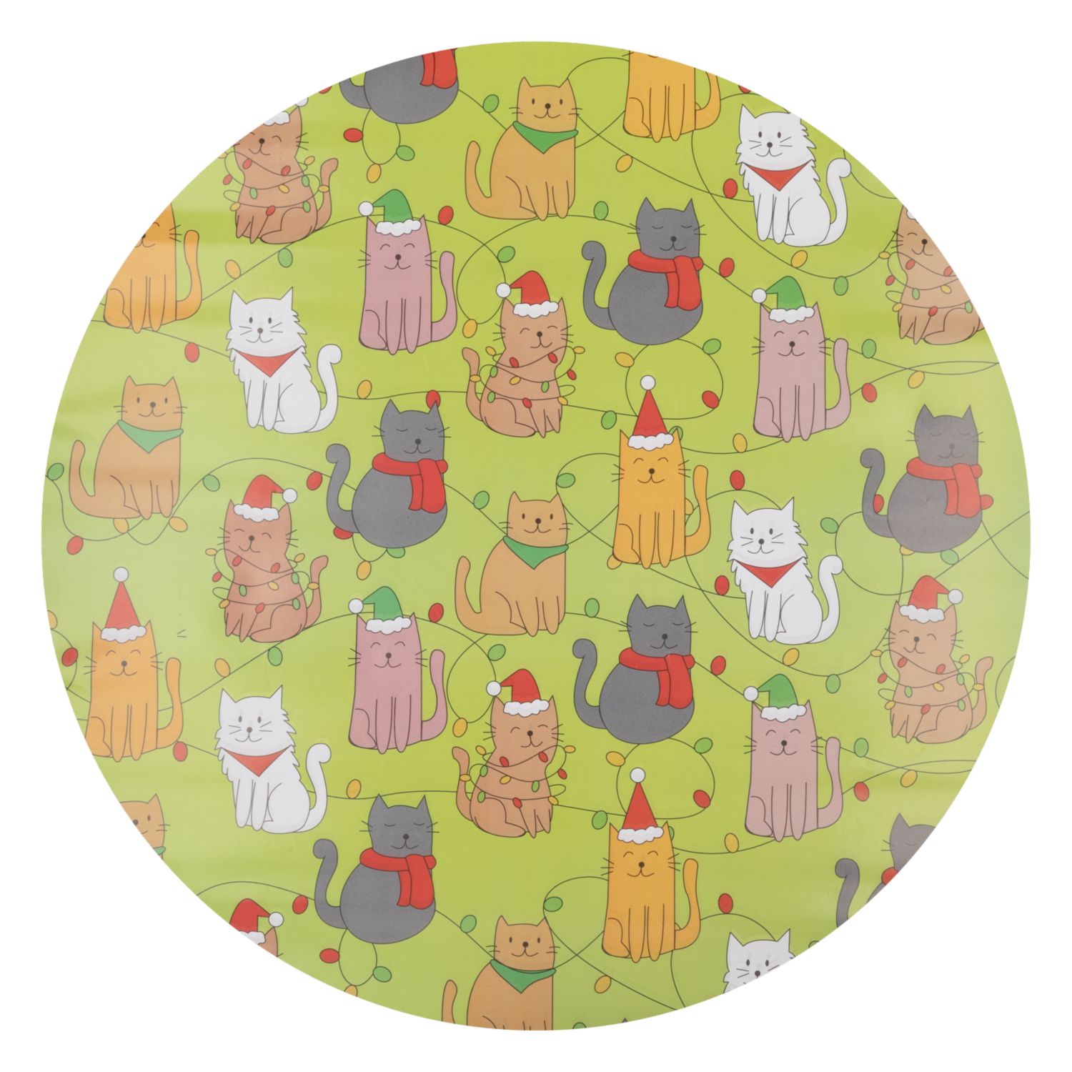 Papel De Regalo Navideño Miau Xmas OIMI 50 X 70 Cm X 2 Uds - Imagen 2