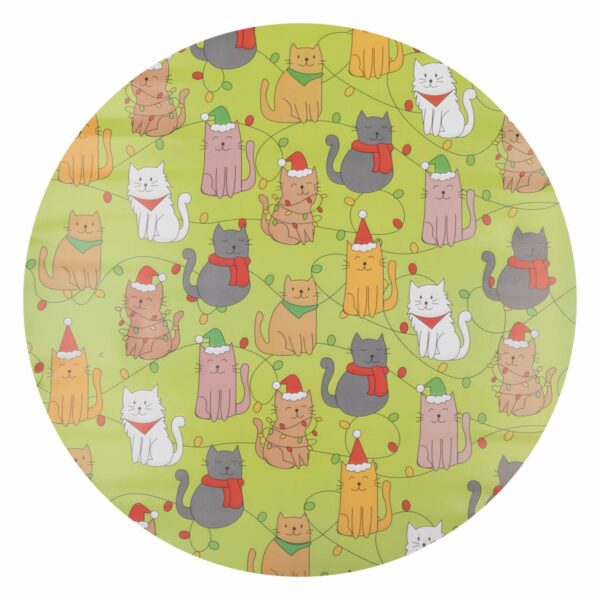 Papel De Regalo Navideño Miau Xmas OIMI 50 X 70 Cm X 2 Uds - Imagen 3