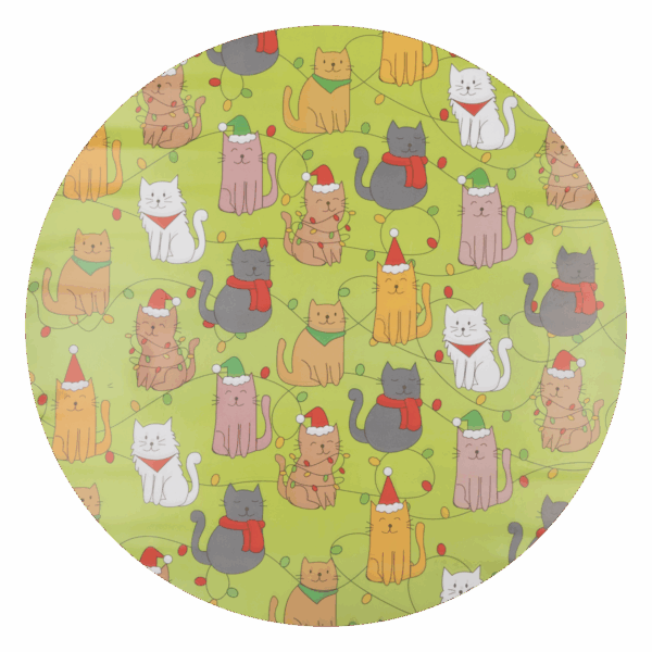 Papel De Regalo Navideño Miau Xmas OIMI 50 X 70 Cm X 2 Uds - Imagen 4