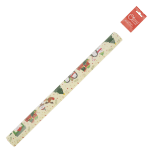 Papel De Regalo Navideño Tren De Navidad OIMI 50 X 70 Cm X 2 Uds