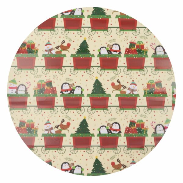 Papel De Regalo Navideño Tren De Navidad OIMI 50 X 70 Cm X 2 Uds - Imagen 3
