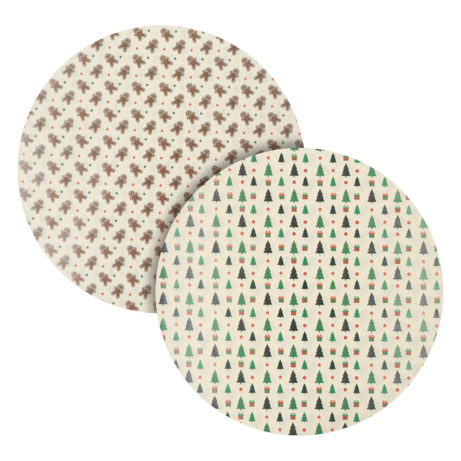 Papel De Regalo Navideño Doble Lado Beige IGUALNOIGUAL 43,5 X 63,5 X 2 Uds - Imagen 4