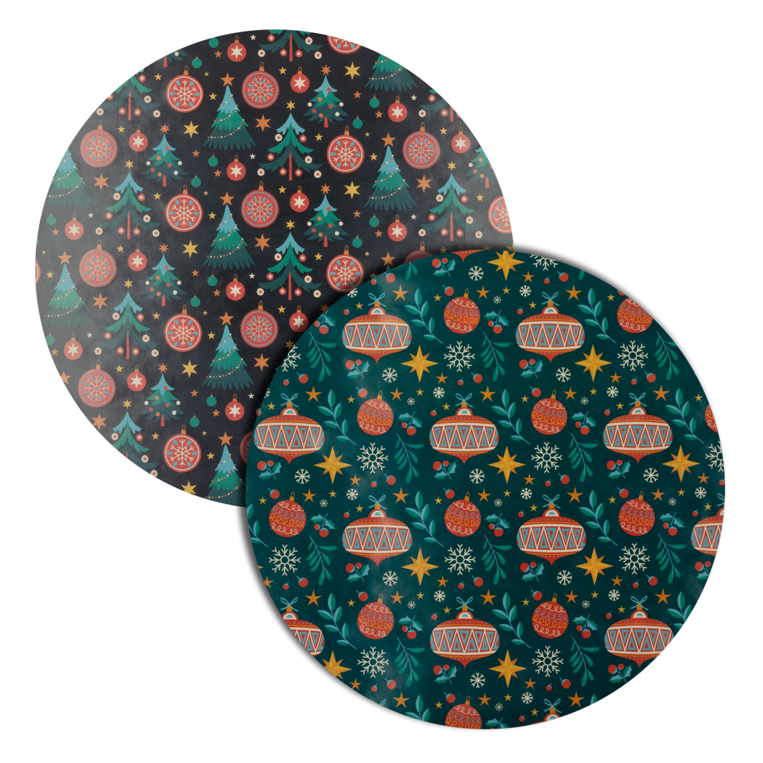 Papel De Regalo Navideño Doble Lado Negro Y Rojo IGUALNOIGUAL 43,5 X 63,5 X 2 Uds - Imagen 4