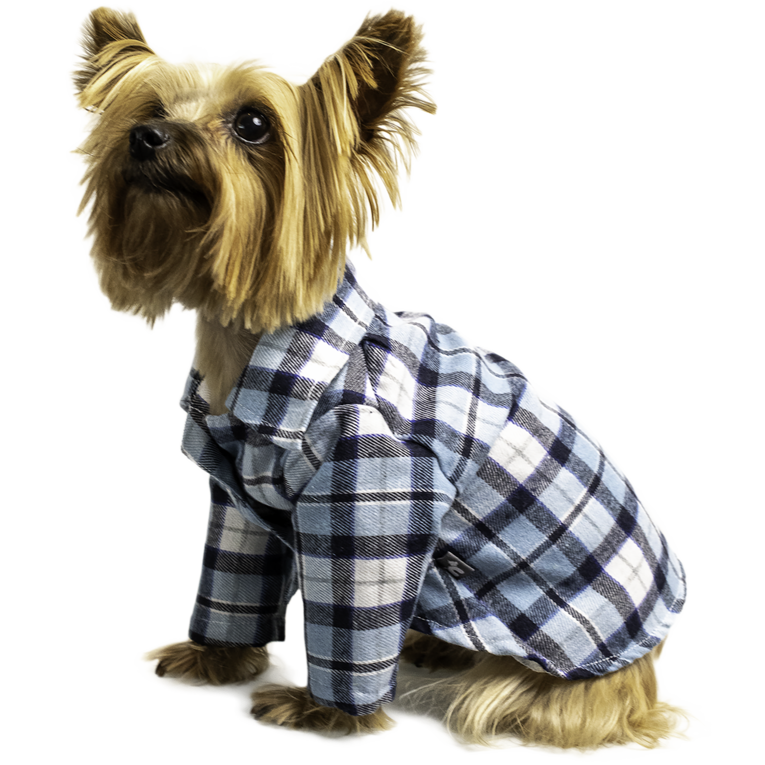 Camisa Para Mascota Leñadora Macho Azul NENUU Talla Extra Extra Grande - Imagen 2