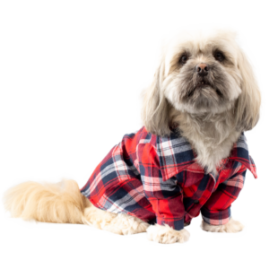 Camisa Para Mascota Leñadora Macho Rojo NENUU Talla 3 Extra Grande