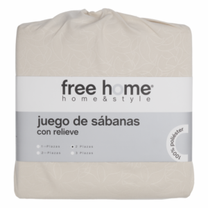 Juego De Sábanas Con Relieve Bouquet Arena FREE HOME